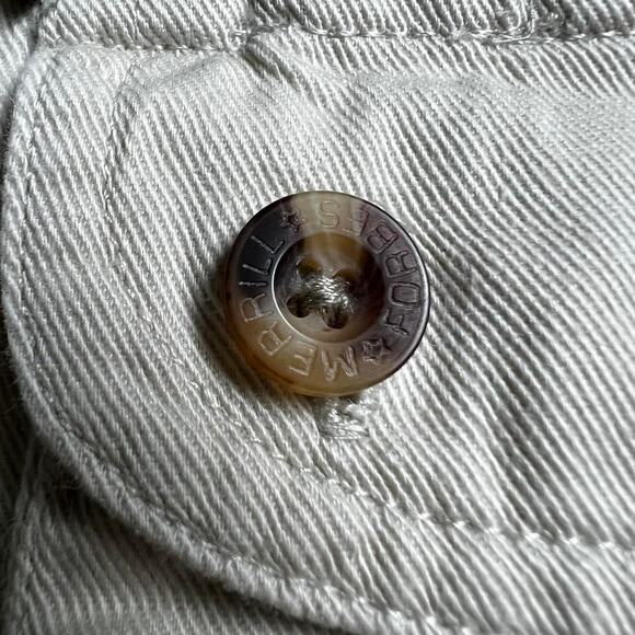 Merrill & Forbes Outfitter drill & twill Men’s Button Down Beige Shirt sz Large - Picture 6 of 7